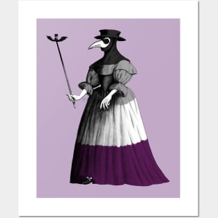 Ace lady plague doctor (antique) Posters and Art